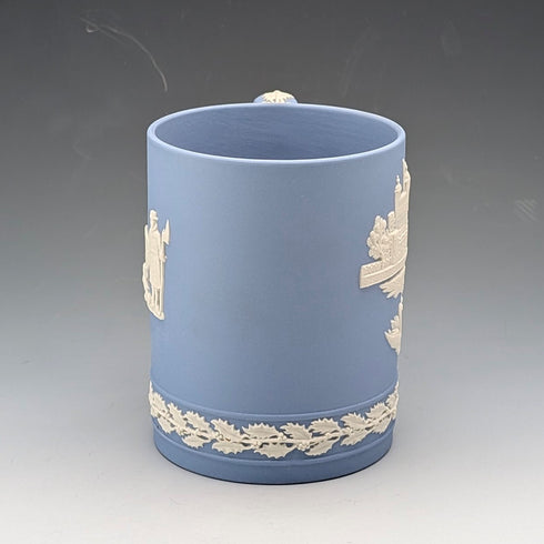 1973年英國韋奇伍德碧玉瓷聖誕馬克杯