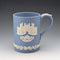 1976 Wedgwood Jasperware Christmas mug