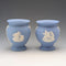 Pair of British Vintage Wedgwood Jasperware Urns