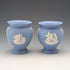 Pair of British Vintage Wedgwood Jasperware Urns