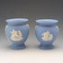 Pair of British Vintage Wedgwood Jasperware Urns