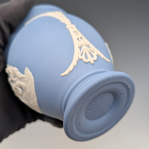 Pair of British Vintage Wedgwood Jasperware Urns