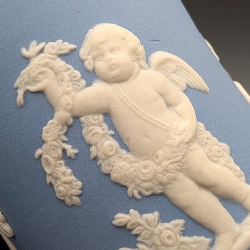 Pair of British Vintage Wedgwood Jasperware Cup Vases