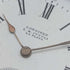 Antique Longines pocket watch, circa 1901, Art Nouveau decoration, silver-sided hunter case, in good working order.