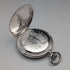 Antique Longines pocket watch, circa 1901, Art Nouveau decoration, silver-sided hunter case, in good working order.