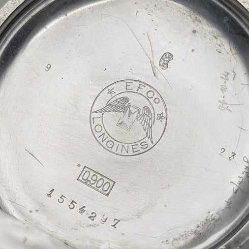 浪琴古董懷錶,約1901年,新藝術風格裝飾,銀色獵錶錶殼,走時良好。