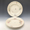 French Antique Japonism Design Hard Ceramic Soup Plate Pair ①