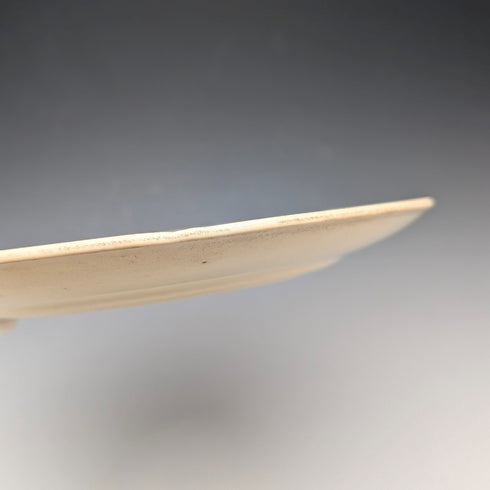 フレンチアンティーク ジャポニズムデザイン 硬質陶器製 サイドプレートペア②