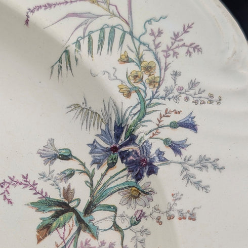 法式復古日式設計硬陶瓷湯盤一對 ②