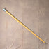 Antique Malacca Shaft Sterling Silver Rondelle Handle Walking Stick 87cm