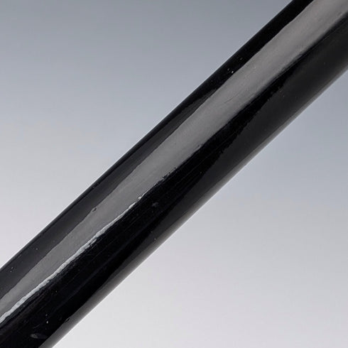 義大利復古黑色桿身純銀馬頭形手柄手杖,82厘米