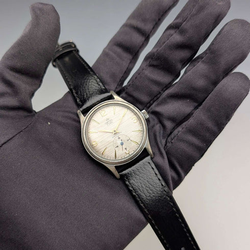 大約 1960 年代英國復古史密斯手錶 SMITH DeLux 15 顆寶石機械運作良好