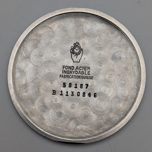 1950年代 スイス MOVADO 紳士用腕時計 15石機械式 金張りケース 動作良好