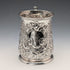 1736 Georgian Sterling Silver Large Mug with Relief, 356g, by Richard Bayley