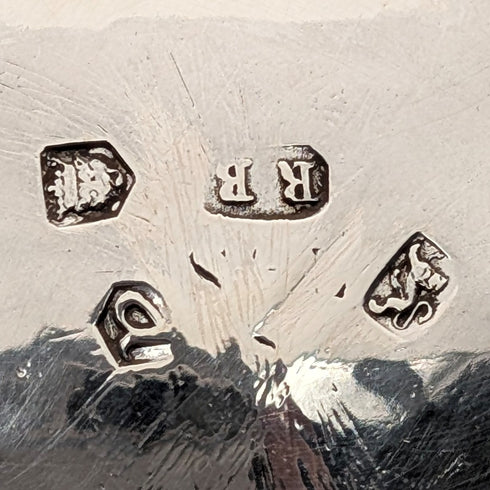 1736 Georgian Sterling Silver Large Mug with Relief, 356g, by Richard Bayley