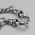 Antique British Sterling Silver Double Albert Chain, 43g, Sterling Silver Medal Fob