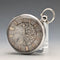 1839 British antique pocket watch with decorative dial and key winding mechanism, 52mm diameter, in good working order