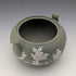 1978 British Vintage Wedgwood Green Jasperware Sugar Bowl (without lid)