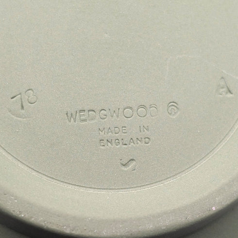 1978 British Vintage Wedgwood Green Jasperware Sugar Bowl (without lid)