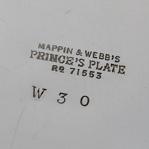 1887年頃 英国アンティーク シルバープレート製 コーヒーポット Mappin&Webb