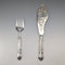 Antique British silver-plated fish server pair by Harrison Brothers & Howson