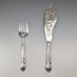 Antique British silver-plated fish server pair by Harrison Brothers & Howson