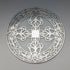 Early 20th Century US Silver Overlay Large Trivet, 20cm Diameter