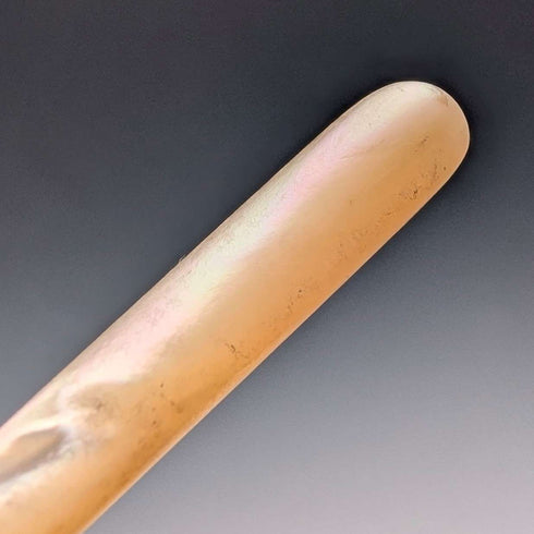 1922 British Antique Small Fork with Mother-of-Pearl Handle and Pure Silver Blade, Adie & Lovekin Ltd