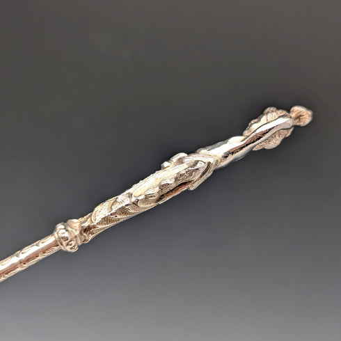 19世紀後半 英国アンティーク シルバープレート製 ベリースプーン 4本セット William Howe