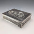 1948 Dutch Vintage Silver Cigarette Box with Wooden Interior