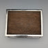 1948 Dutch Vintage Silver Cigarette Box with Wooden Interior