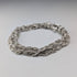 Italian Vintage Sterling Silver Multi-Twist Chain Bracelet, 28g, MILOR