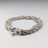 Italian Vintage Sterling Silver Multi-Twist Chain Bracelet, 28g, MILOR