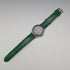 Circa 1943 Omega Ref. 2325/8 Men's Mechanical Wristwatch "Jumbo" Black Dial Green Strap Good Working Condition