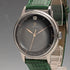Circa 1943 Omega Ref. 2325/8 Men's Mechanical Wristwatch "Jumbo" Black Dial Green Strap Good Working Condition