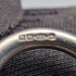 British Vintage Sterling Silver Coil Design Chain Necklace, 46cm, 91g, HH