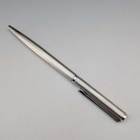 German vintage Dunhill base metal ballpoint pen case with cloth