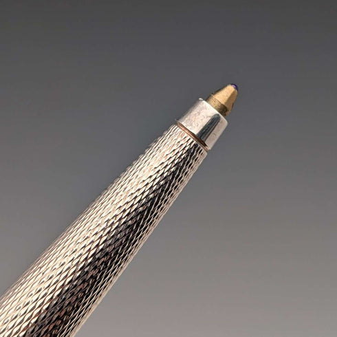 German vintage Dunhill base metal ballpoint pen case with cloth
