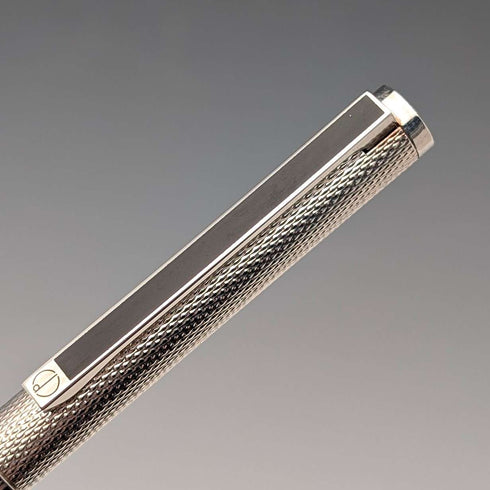 German vintage Dunhill base metal ballpoint pen case with cloth