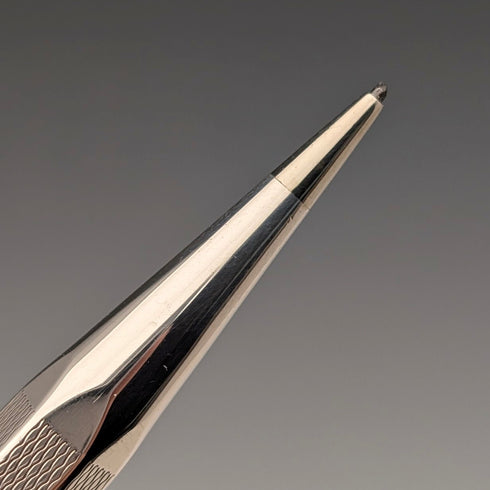 1959年英國復古紅色純銀六角形按壓式自動鉛筆