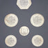 1973年安妮公主婚禮紀念套裝,6枚純銀幣,50克銀,由Ppbjoy Mint Ltd發行