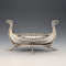 Nordic Vintage 830 Sterling Silver Viking Longship Miniature 167g