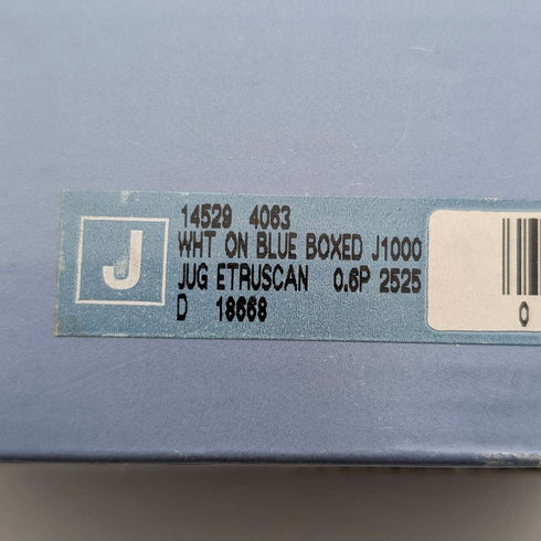 英国ヴィンテージ ウェッジウッド ジャスパーウェア製 ジャグ 箱・カタログ付き