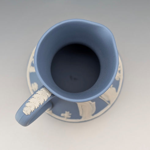 英國老式韋奇伍德碧玉陶罐,原包裝盒和產品目錄