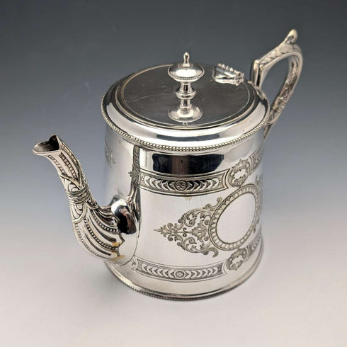 英國古董鍍銀茶具,約1900年,Mappin & Webb出品