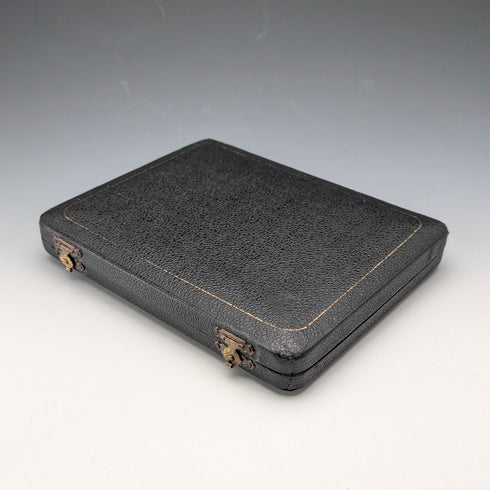 Circa 1961 British Vintage Sterling Silver Handle Tea Knife Set of 6 in Viner's Case