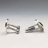 1979 British Vintage Sterling Silver Cufflinks by Dunhill in Case