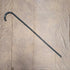 Vintage Twisted Black Shaft Bent Handle Walking Stick 84cm