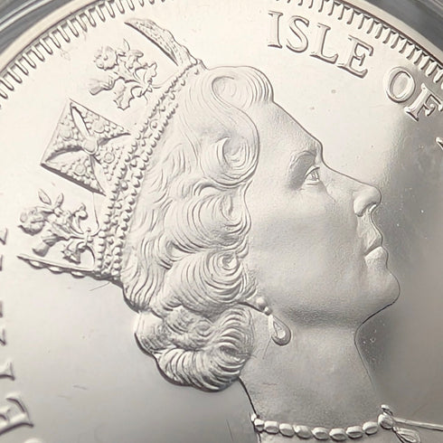 英国マン島 クラウン銀貨 「猫の歴史:バステト神」PobjoyMint ケース・説明書付