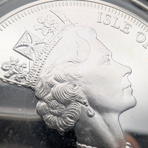 英国マン島 クラウン銀貨 「猫の歴史:ヨーロッパヤマネコ」PobjoyMint ケース・説明書付